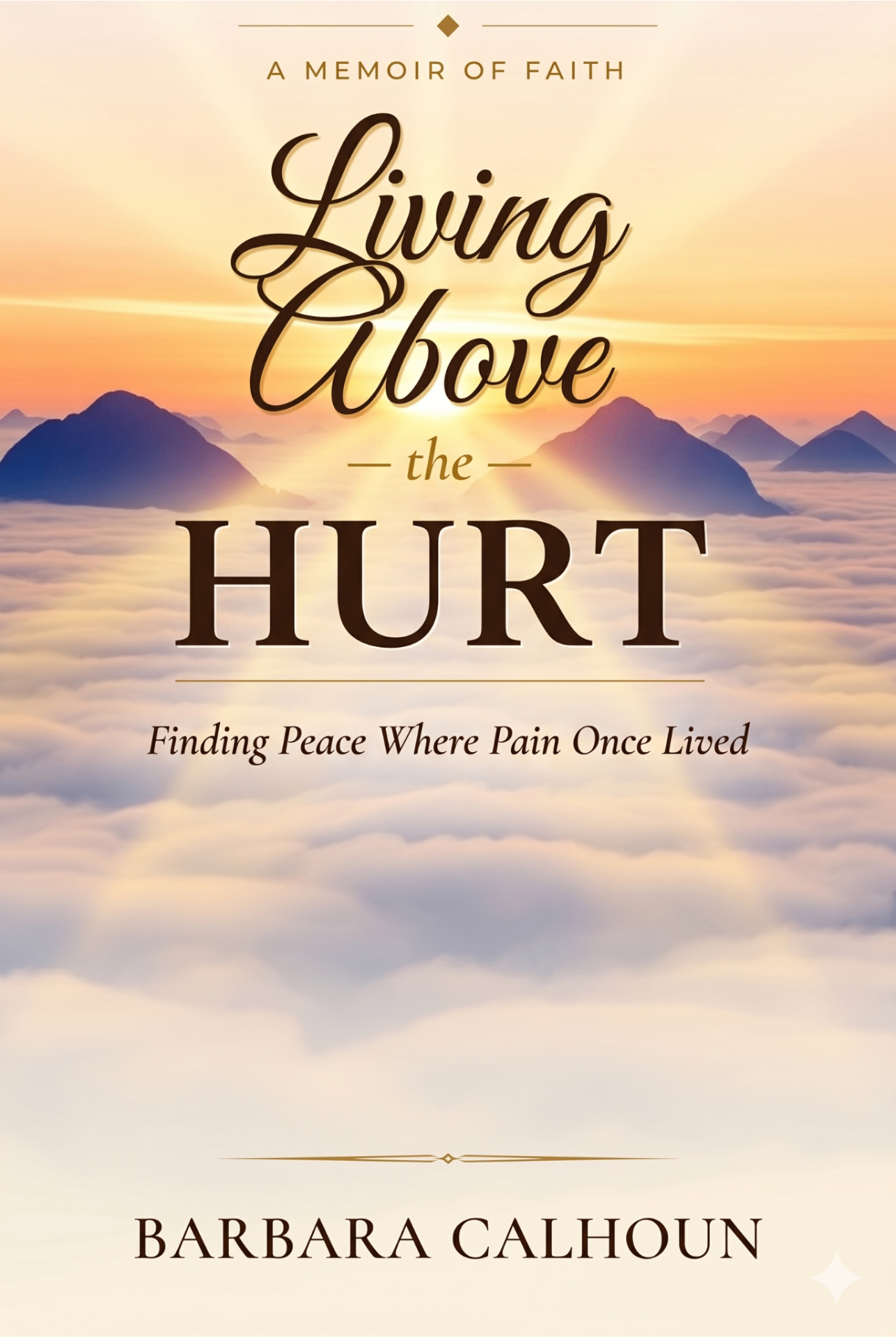 Living Above the Hurt by Barbara Calhoun — book cover